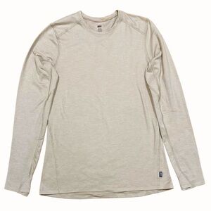 REI Co-op Women‎ Tan Mid Weight Long-Sleeve Base Layer Top Sz M